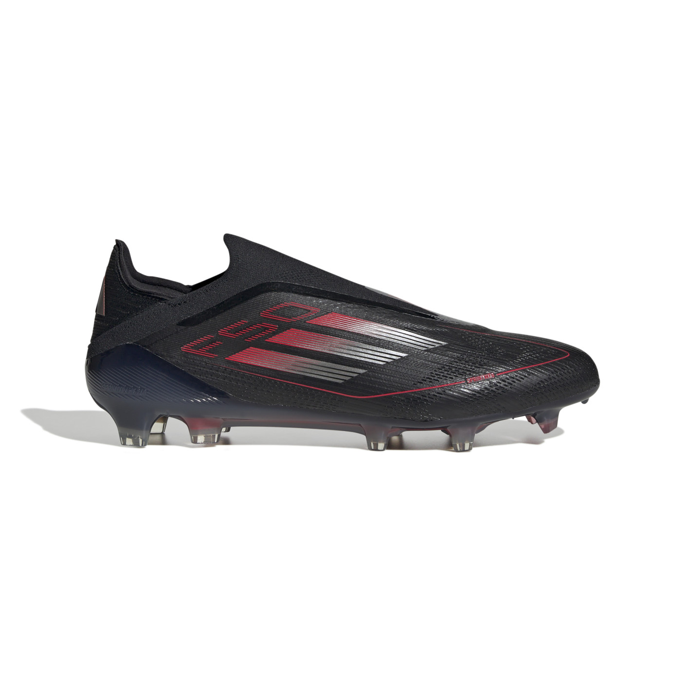 Adidas F50 Elite Veterloze Gras Voetbalschoenen (FG) Zwart Rood Zilver
