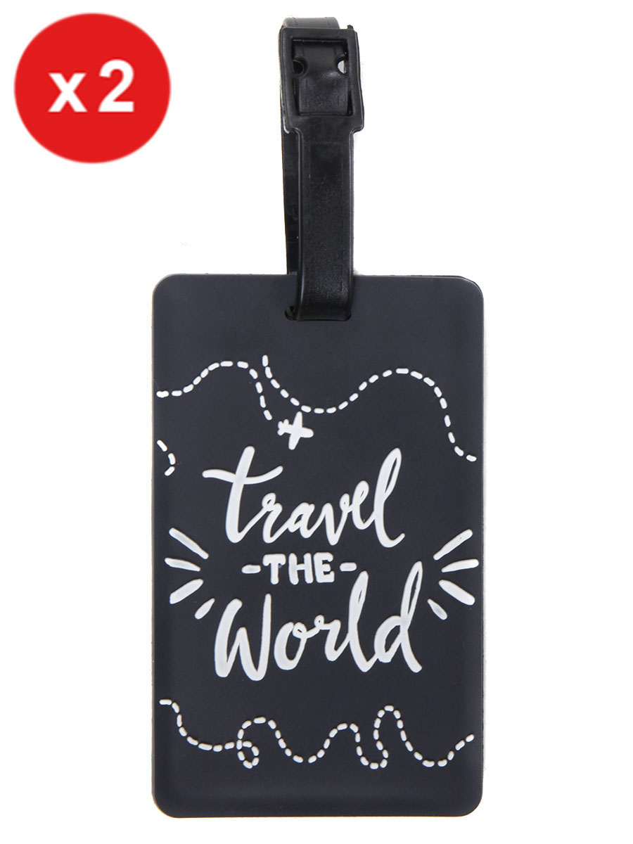 Set de 2 porte-adresses Snowball Travel
