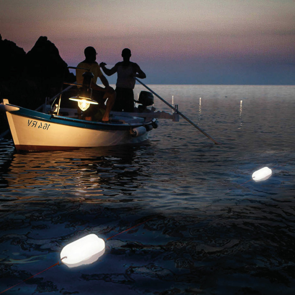 Bouee lumineuse avec panneau solaire interne sined boaluminosasolare