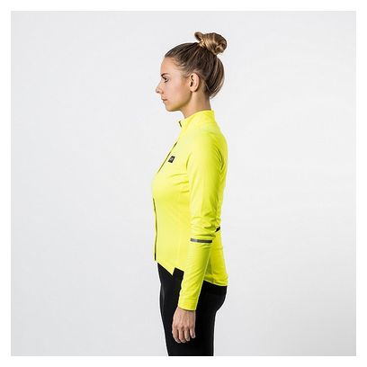 Maillot Manches Longues Femme GORE Wear Progress Thermo Jaune Fluo