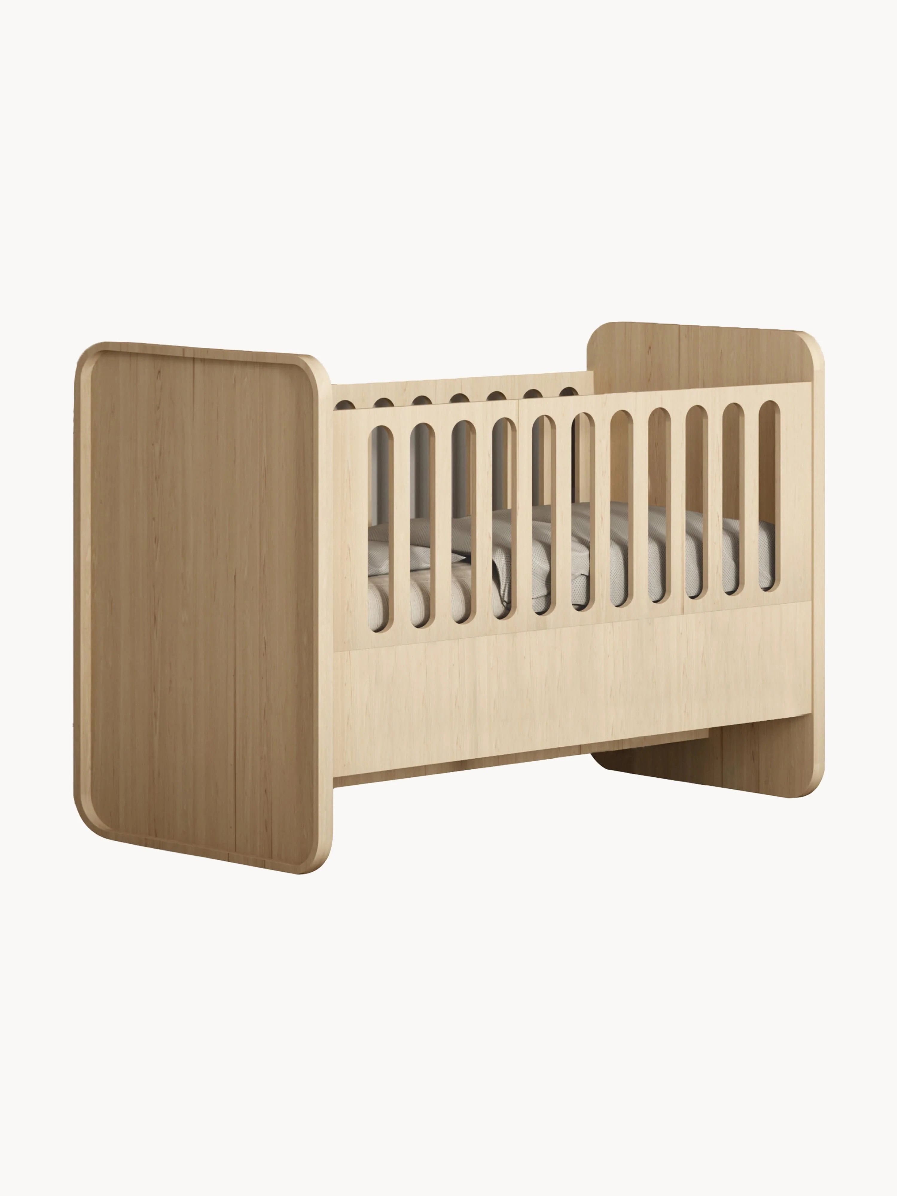 Babybedje met verlenging tot peuterbed, 70 x 120/160 cm