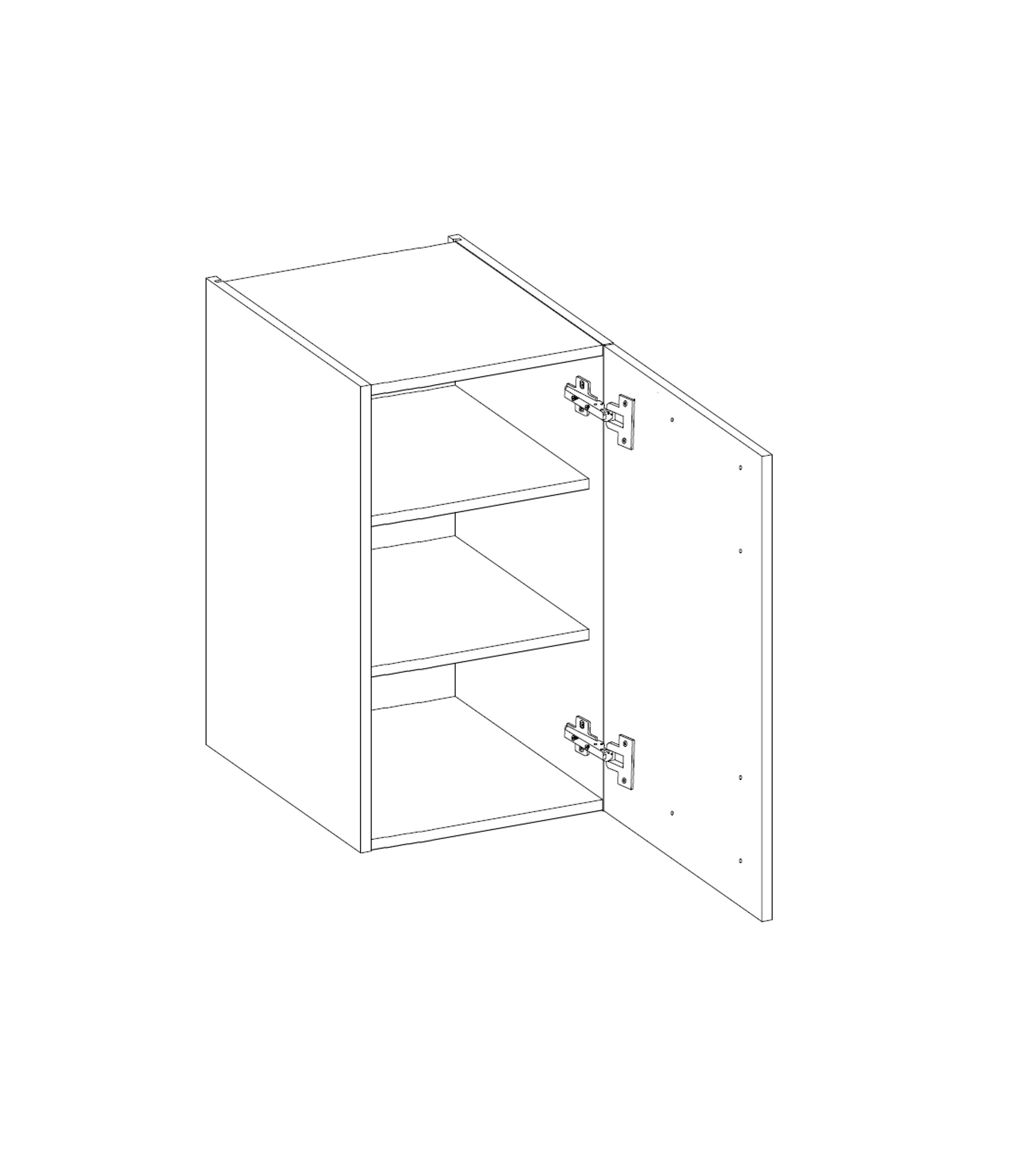 Hängeschrank 60 cm Stilo Grau + Eiche Artisan Küchenzeile Küchenblock Küche