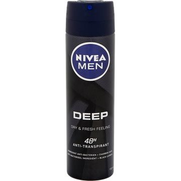 NIVEA MEN DEEP Dark Wood Anti-Transpirant Deodorant Spray - 150ml