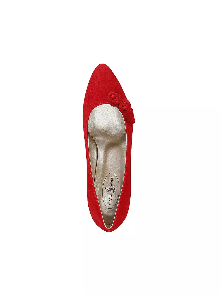 DIRNDL & BUA Trachtenschuhe - Pumps rot