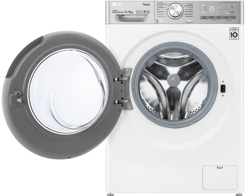 LG V9WD128H2 wasdroger, capaciteit 12 kg/8 kg