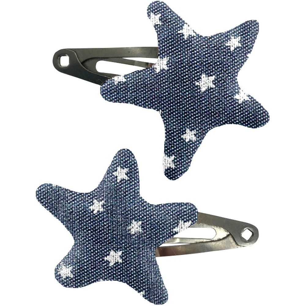 Barrettes Clic-Clac Étoile Etoile Argent Jean