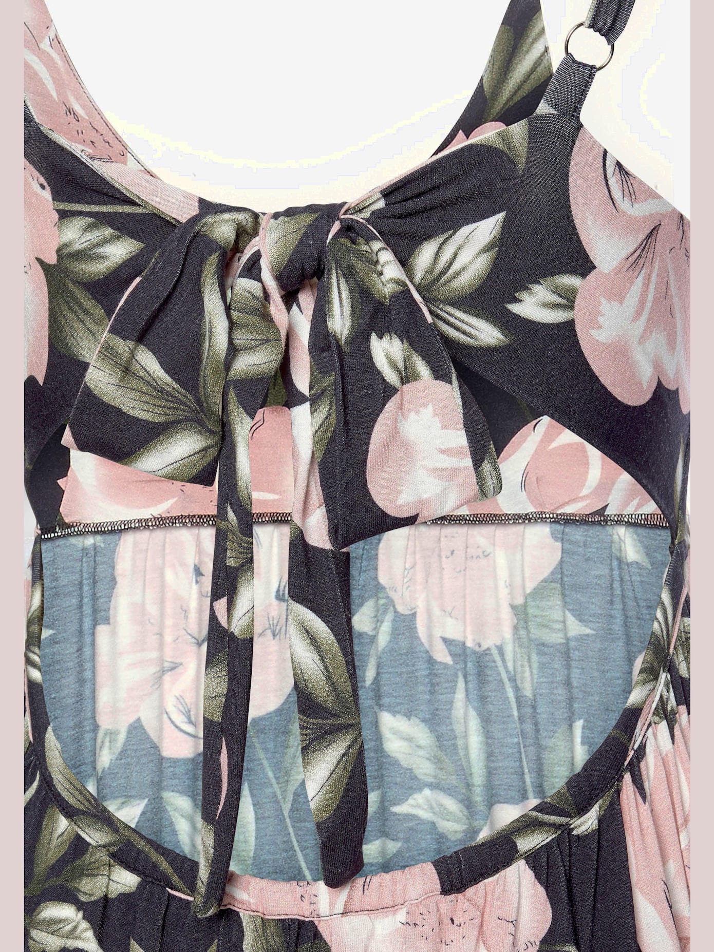 Robe longue encolure ronde