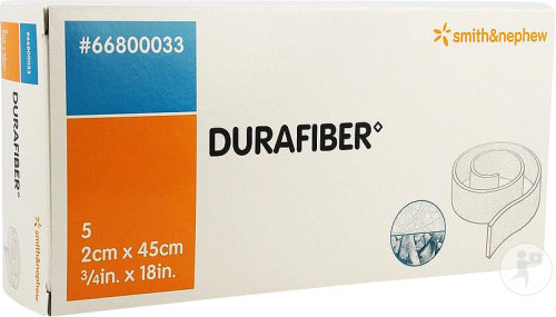 Smith&Nephew Durafiber Pansement Absorbant Et Gélifiant À Base De Fibres 2x45cm Pièces 5