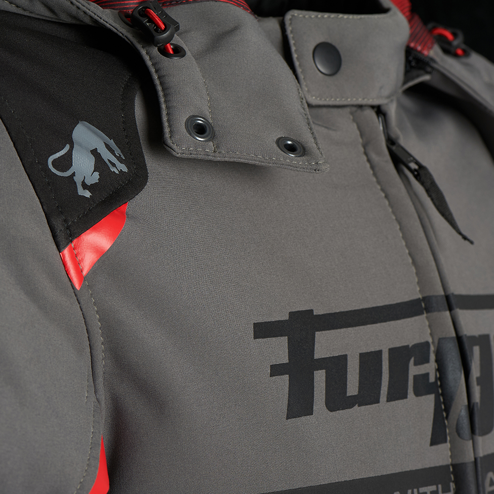 Furygan - Blouson Sektor Roadster Anthracite / Noir / Rouge