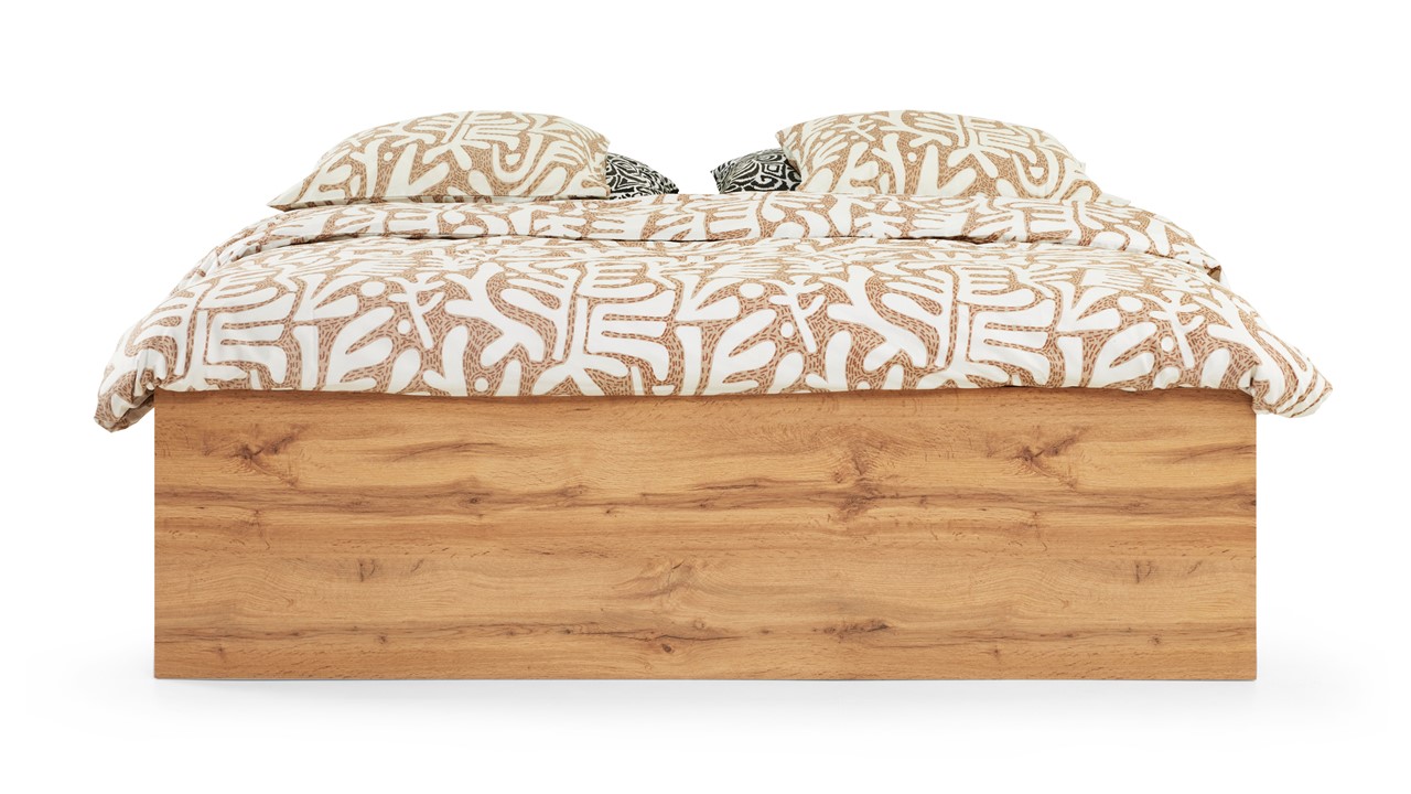 Opbergbed Barn met kleppen oak wotan
