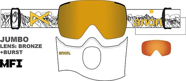 ANON - MASQUE DE SKI M5 JUMBO