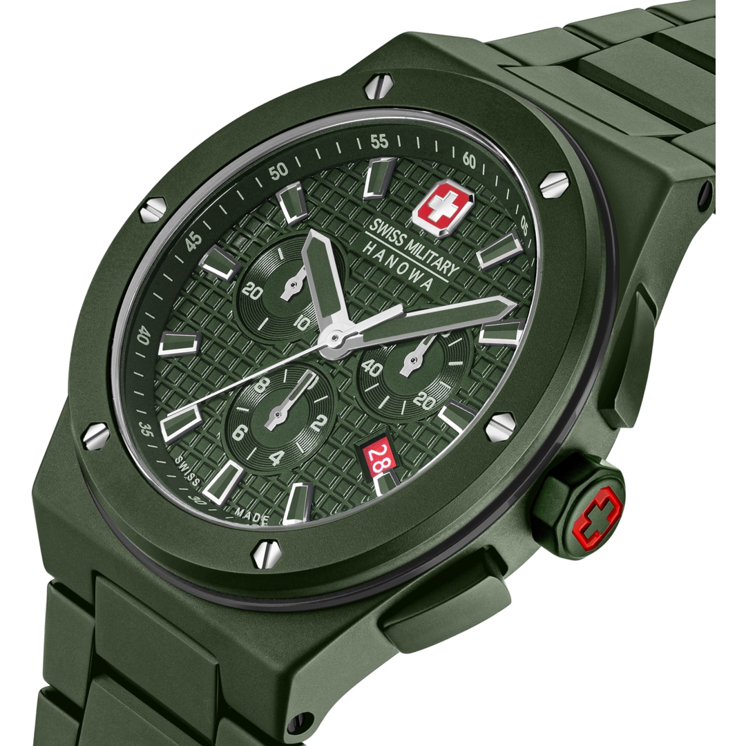 Swiss Military Hanowa Sidewinder Ceramic Grün