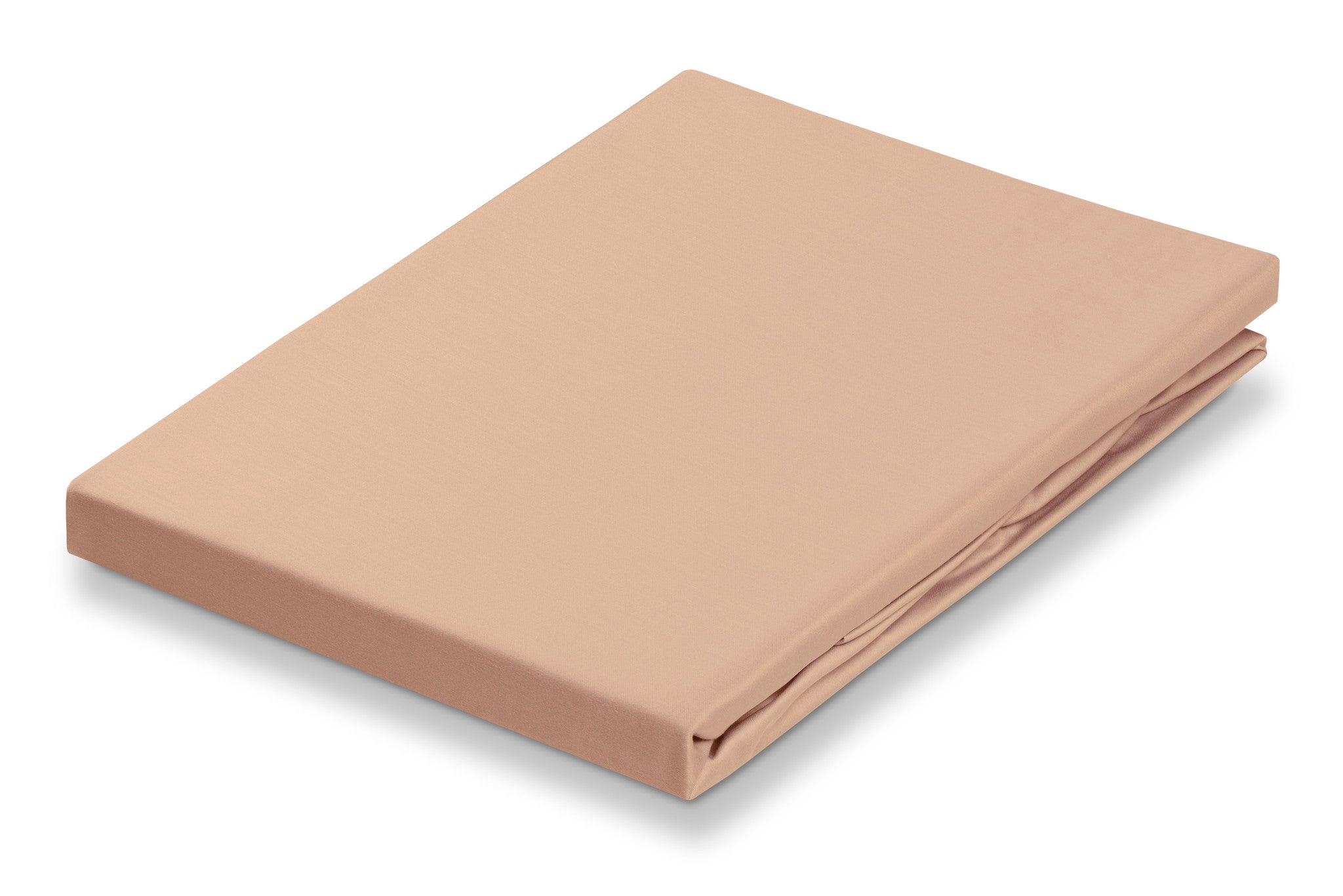 Satin Soft Hoeslaken Praline | 180 x 200 cm | Beige | Bruin