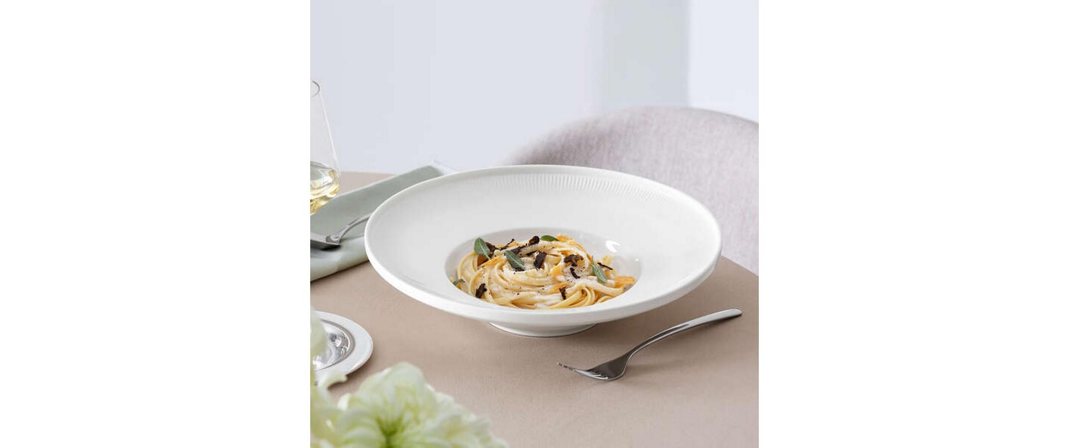 Suppen- & Pastateller Afina Ø 29 cm, 4 Stück,Weiss<br>Teller-Set aus Porzellan