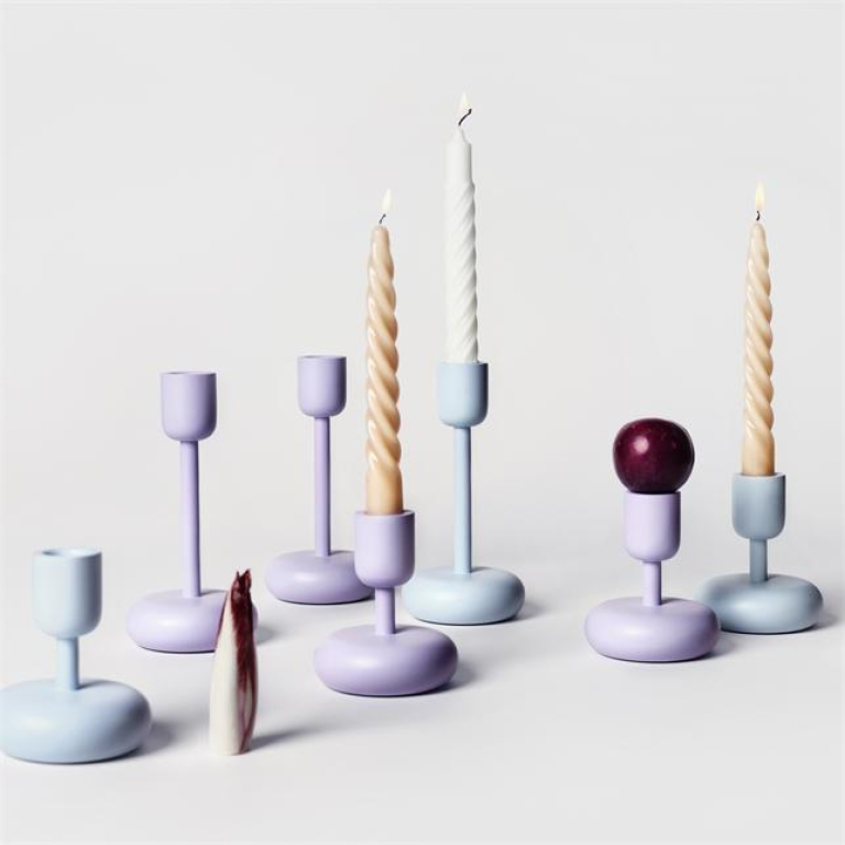 Iittala Nappula kandelaar hoog Steel