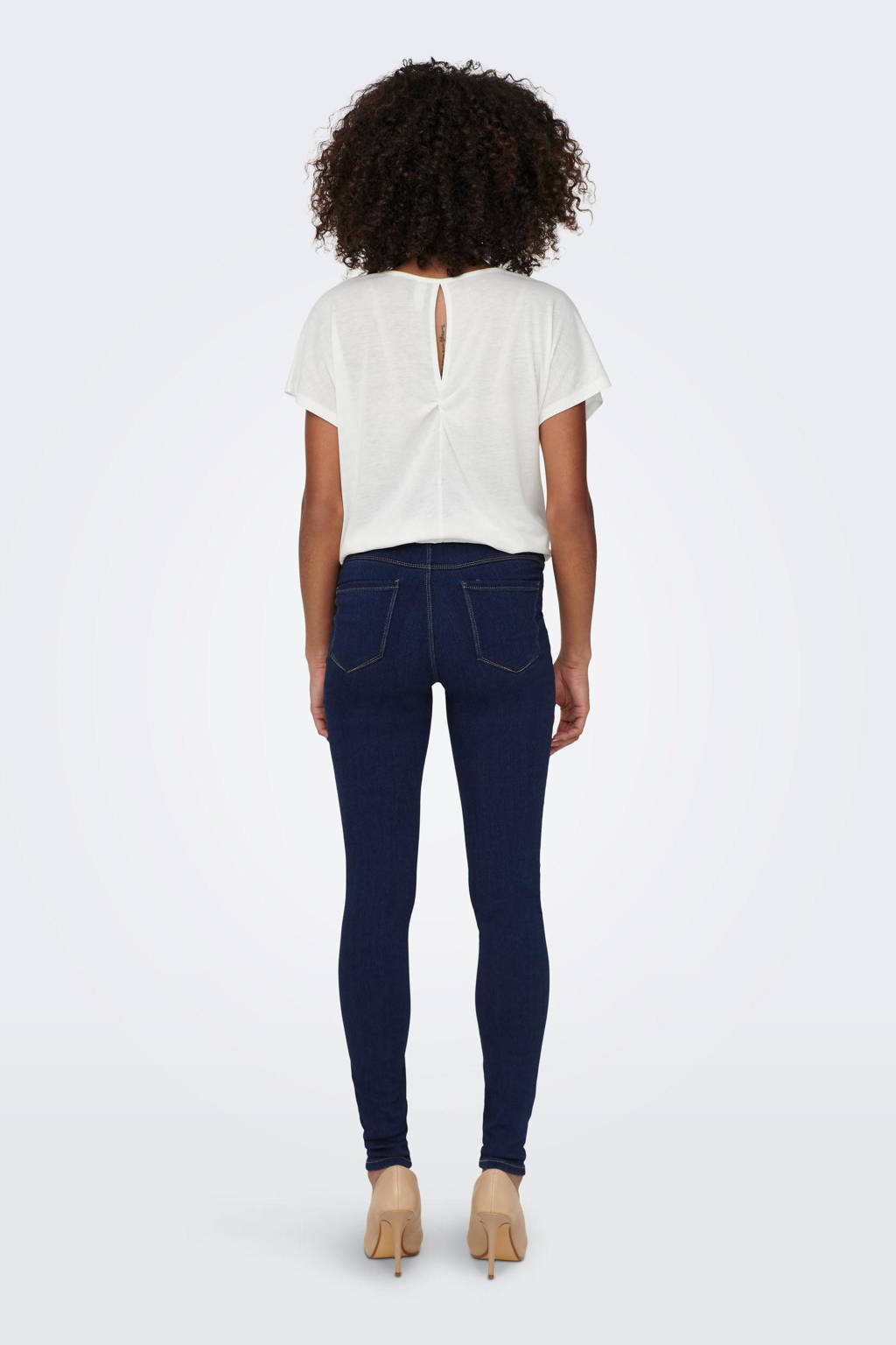 ONLY MATERNITY skinny jegging OLMRAIN dark blue denim