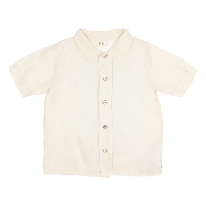 Búho Chemise Unie Lin | Ecru
