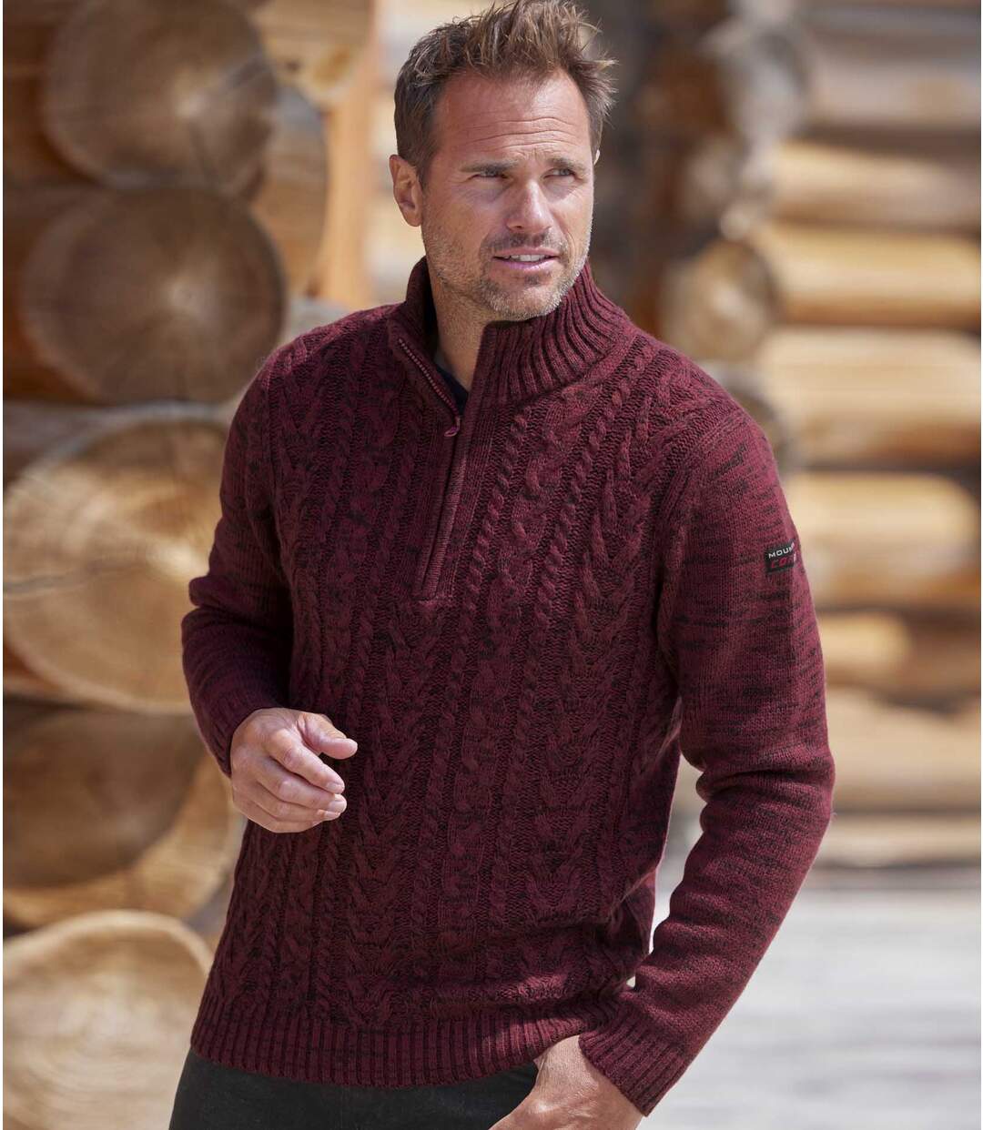 Pull Camionneur Tricot Torsadé