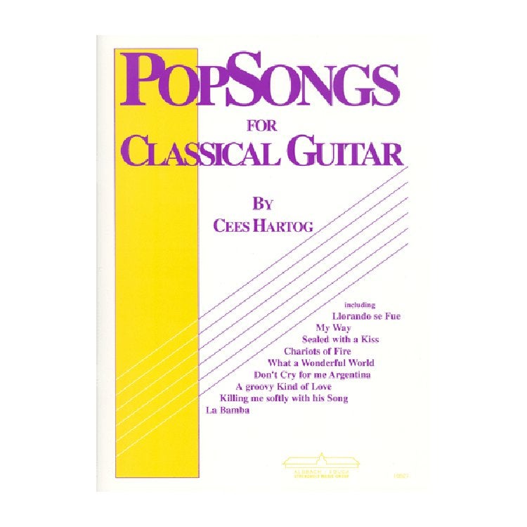 EMC Popsongs for Classical Guitar 1 - Cees Hartog gitaarboek