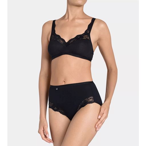 Sloggi Romance Maxi-trusser, Black, 40