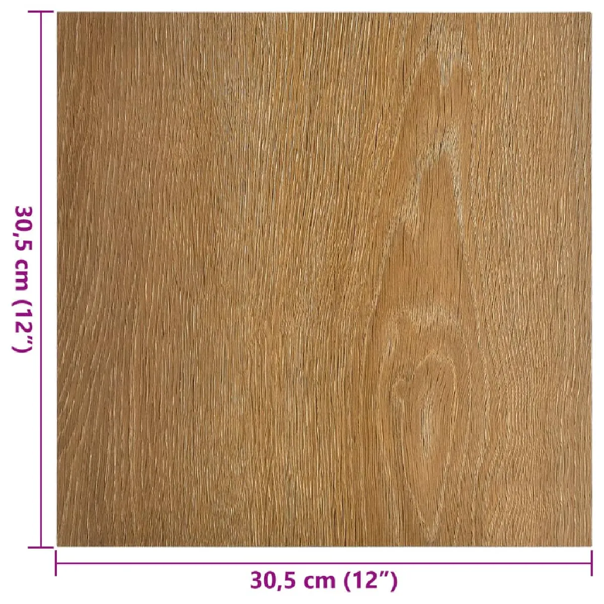 vidaXL - Dalles PVC autoadhésives marron