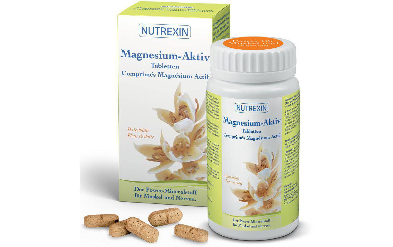 Magnesium-Aktiv 120 TablettenVegane Nahrungsergänzung