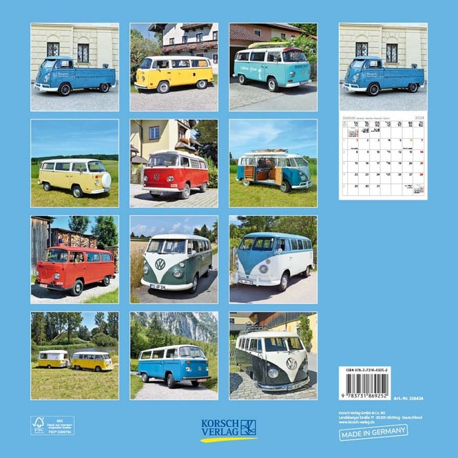 Kalender - I love - Kult-Transporter 2024