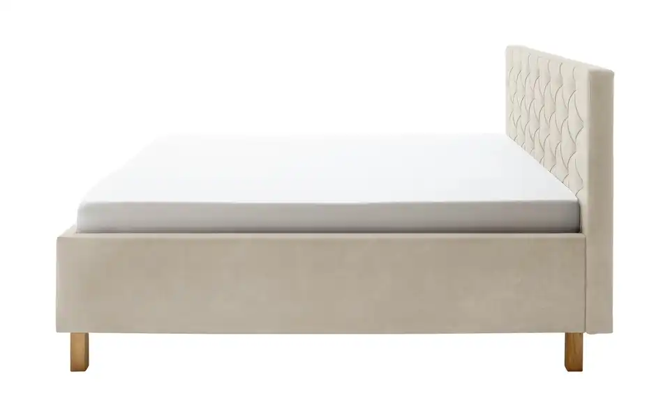 Polsterbettgestell San Remo Beige 160 cm