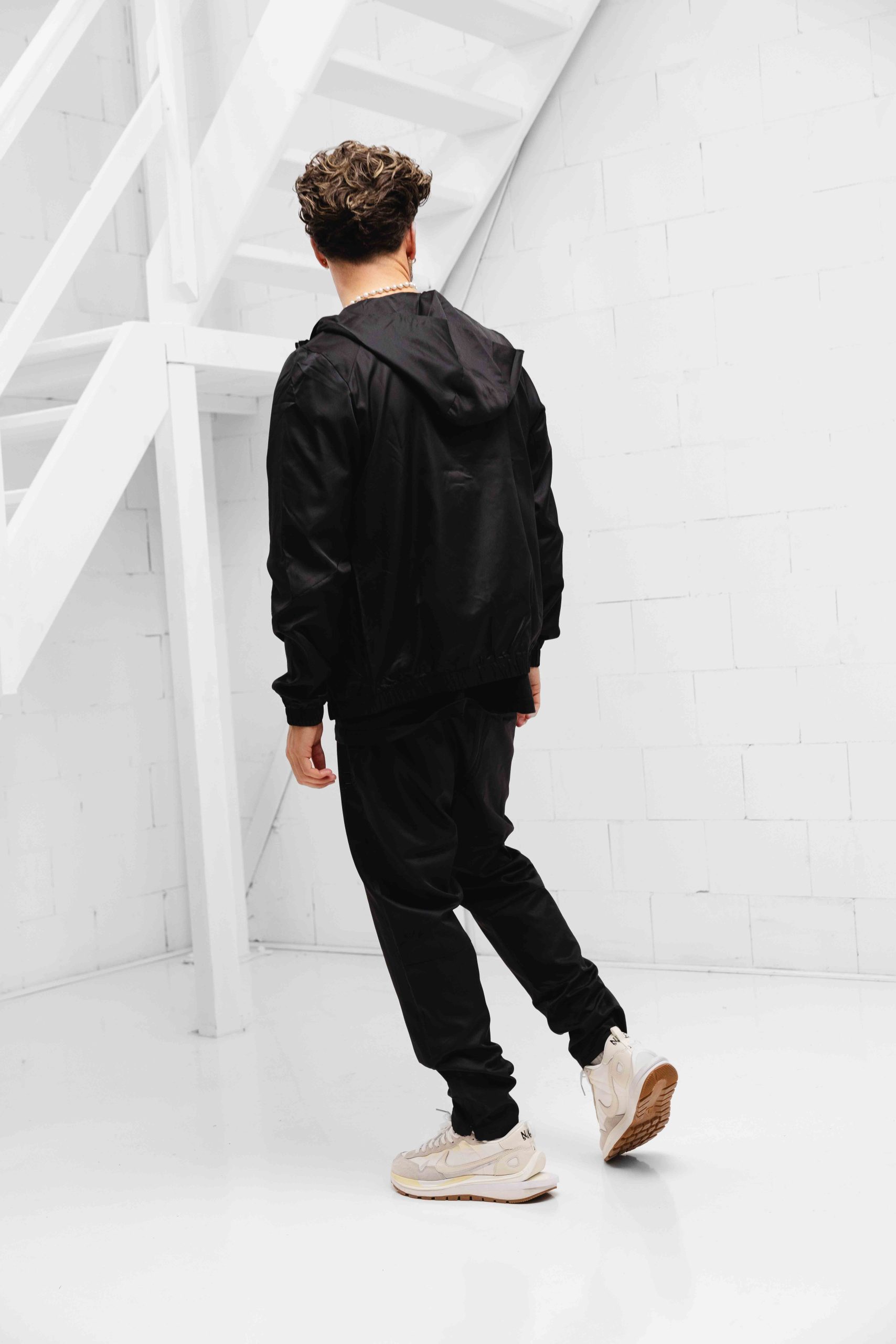 Cruyff Cambio Woven Trainingspak Heren Zwart