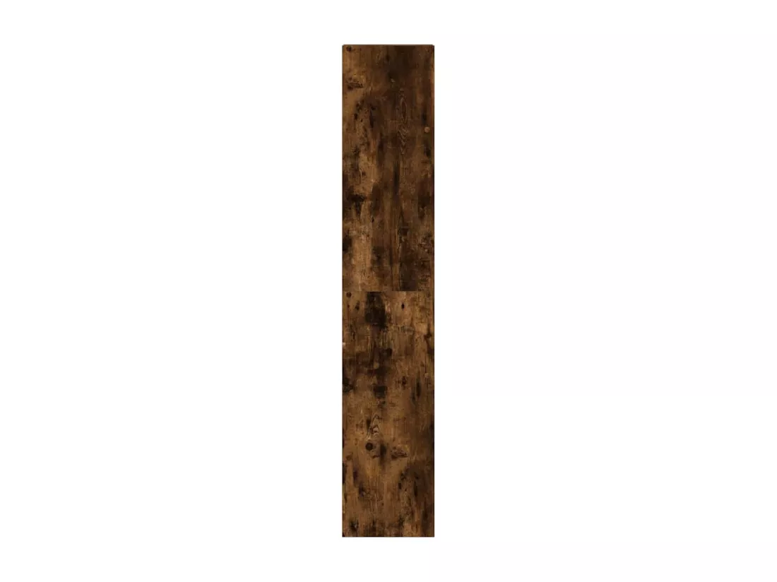 Bibliothèques 2 pcs empilable chêne fumé bois d'ingénierie