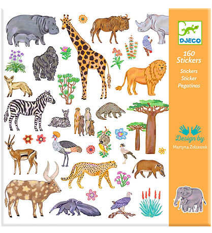 Djeco Stickers - 160 st. - Kenya