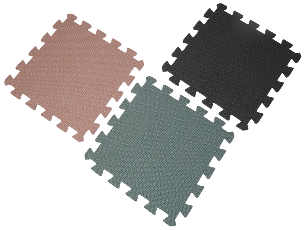 WeCare Skumgulv 9 brikker - assorterede farver