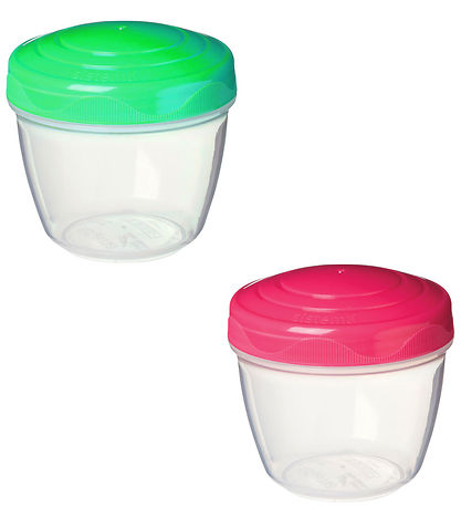 Sistema Beholdere - Yogurt 2-Pack - 150 ml -  Grøn/Pink