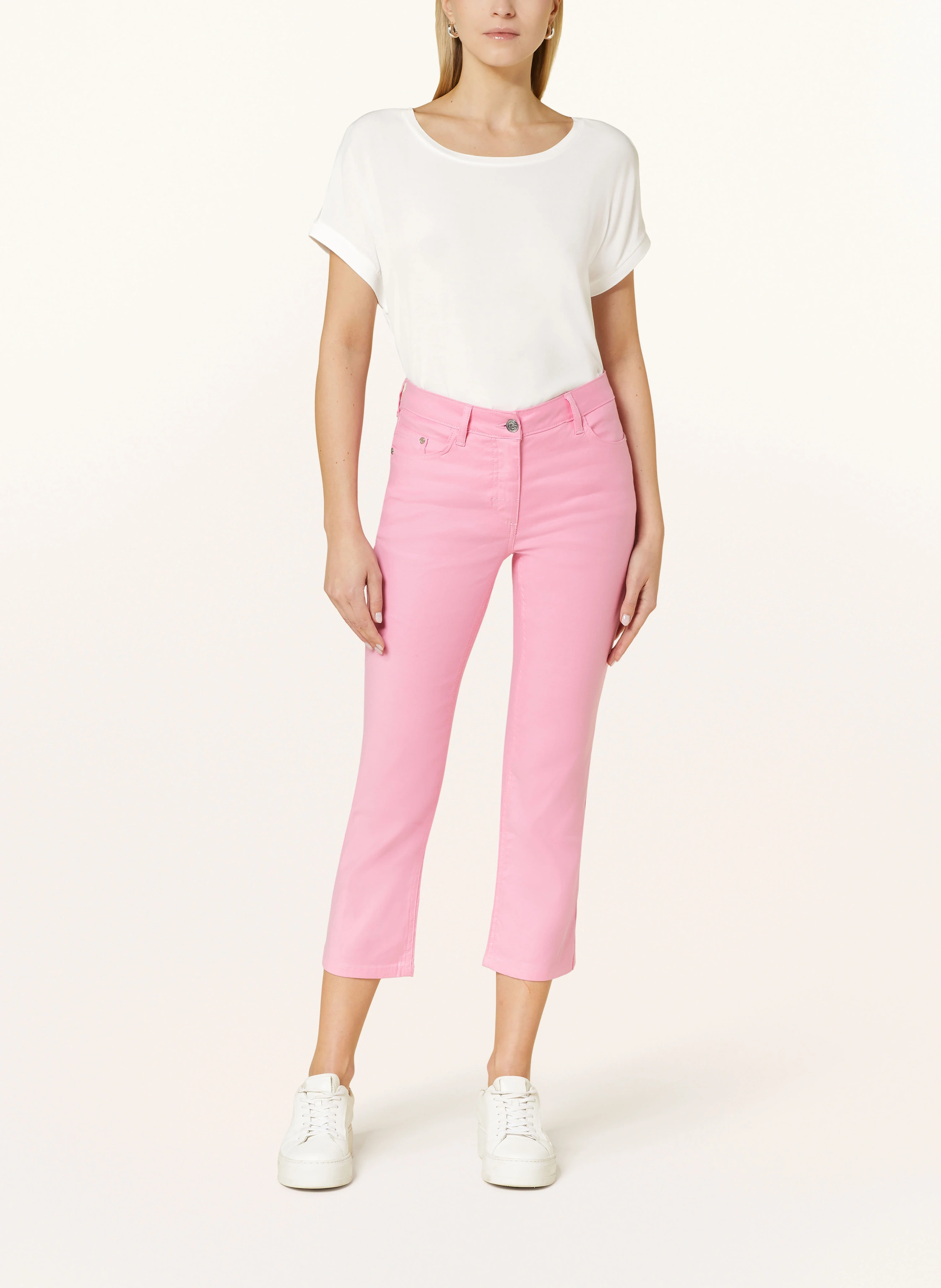 oui Blusenshirt im Materialmix
