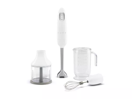 Mixeur avec accessoires blanc