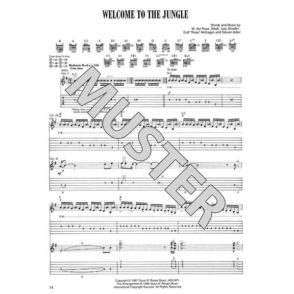 Music Sales Guns n Roses Anthology