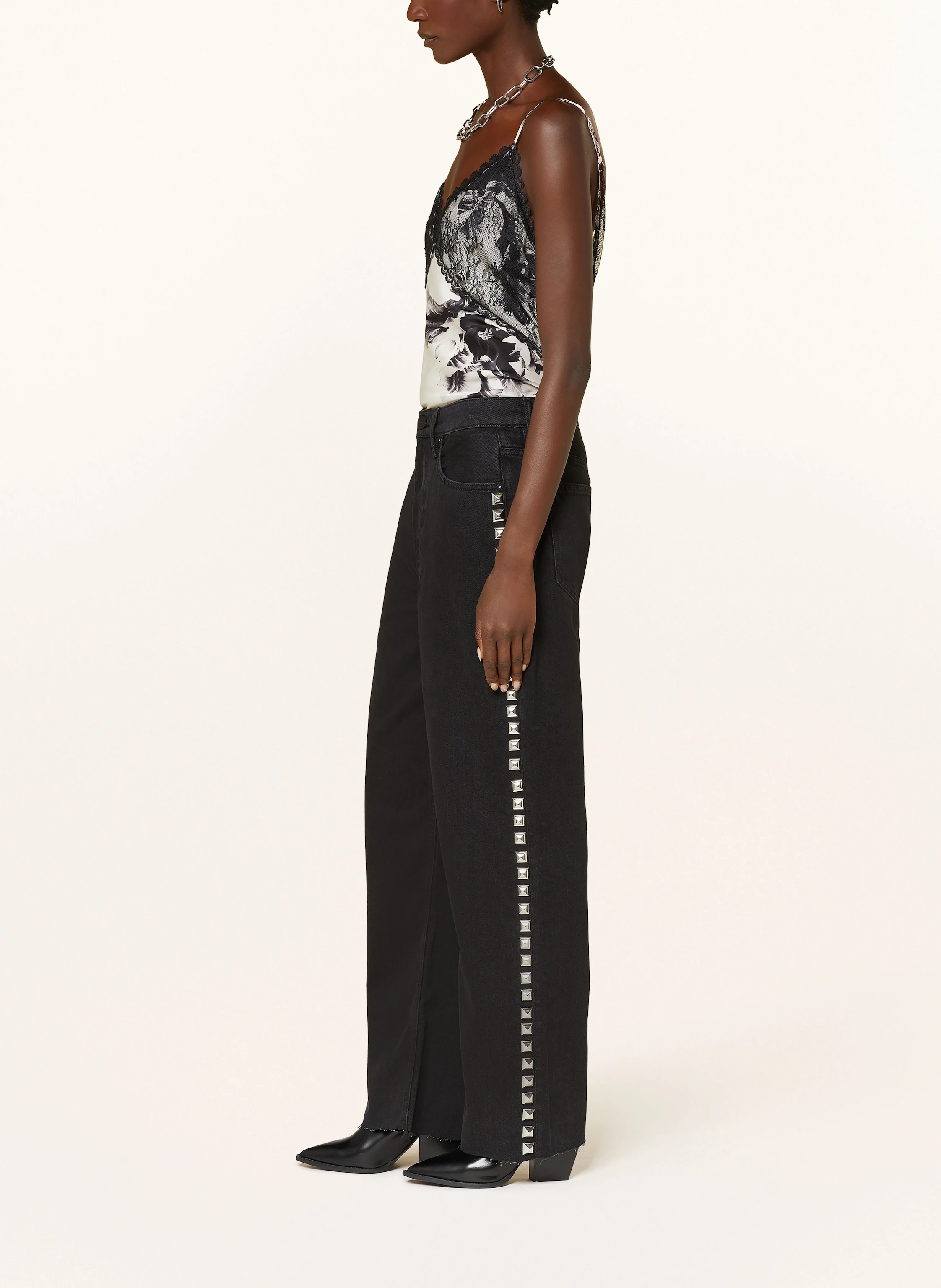 ALLSAINTS Straight Jeans BLAKE mit Nieten