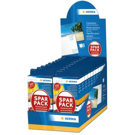 HERMA 9370 - Fotokleber Sparpack, 2 x 500 Sticker