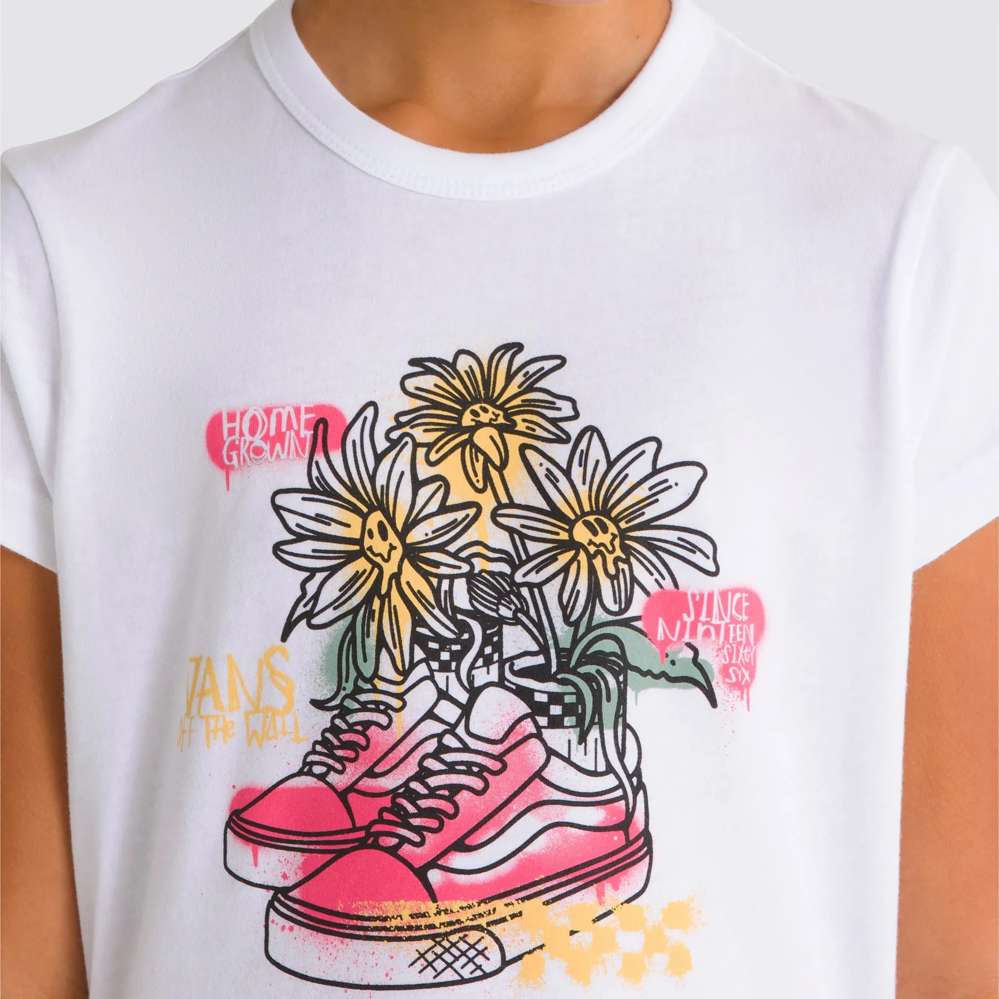 Vans T-Shirt Daisy Shoe 7-16ans