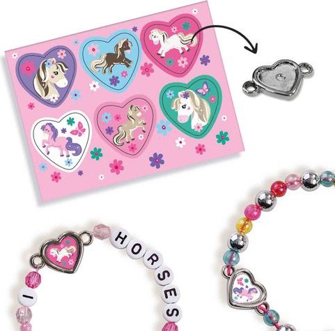 SES - Ik Hou Van Paarden - Sieraden Studio - Paarden Bedels en Kralen - Elastisch Koord