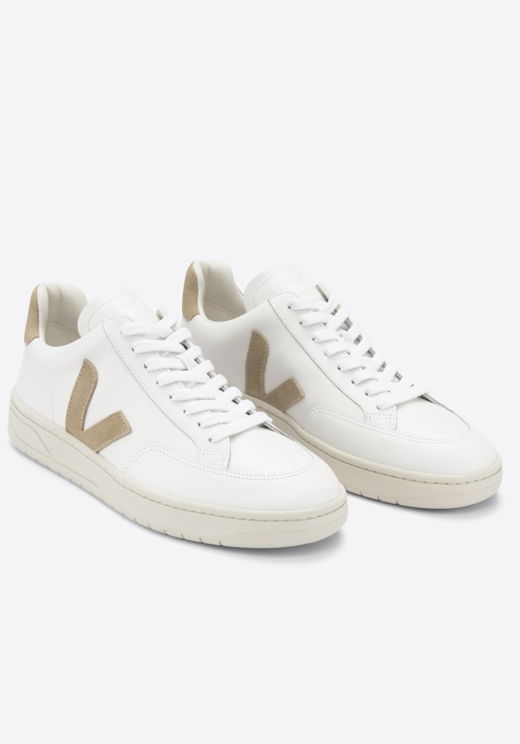 Veja Sneaker V-12 Leather Extra White Dune