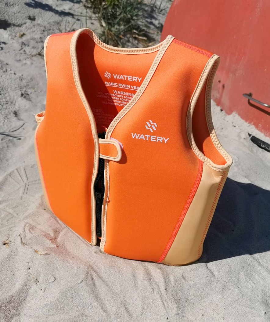 Watery svømmevest til børn (2-8) - Basic - Orange