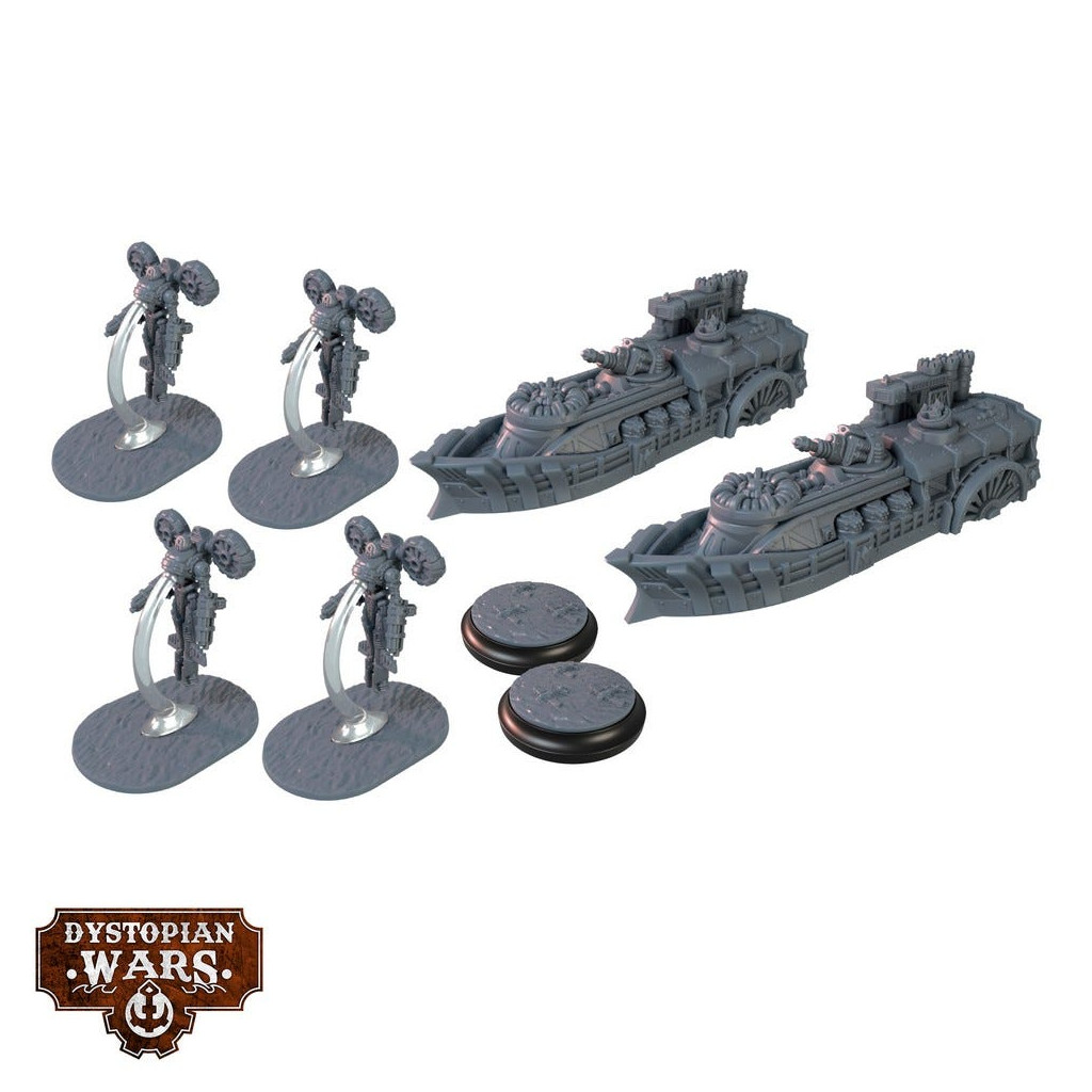 Dystopian Wars: Union Support Squadrons