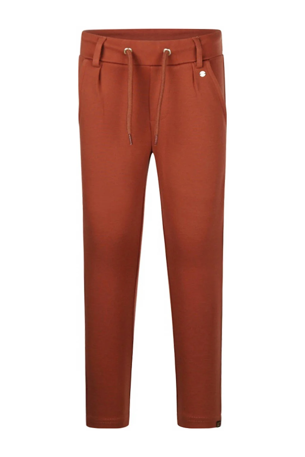 Koko Noko regular fit broek oranjebruin