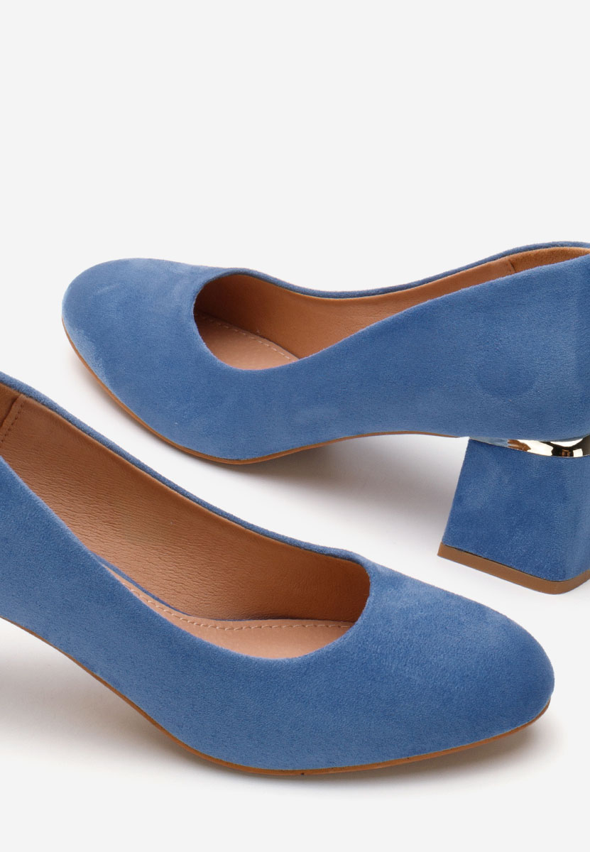 Chaussures à talon épais bleus Cabrilla V4