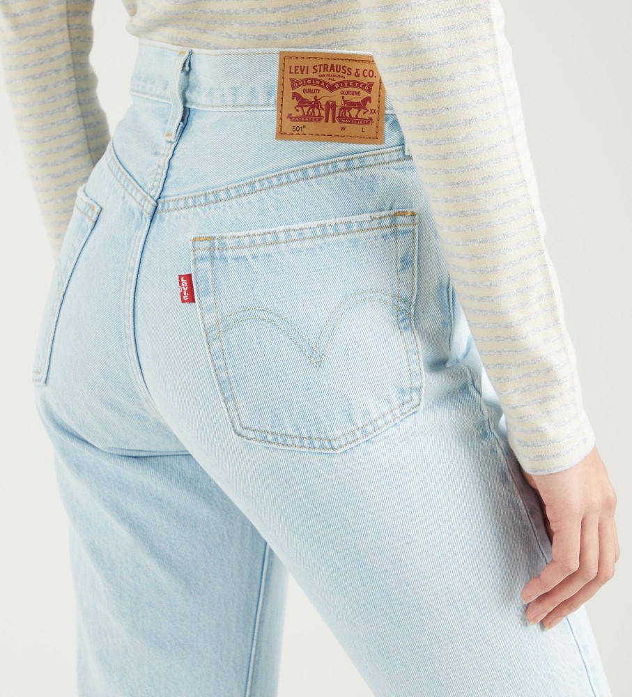 Calça jeans Levi's 501 Original Selvedge Azul Claro