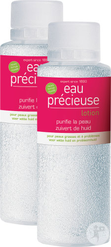 Eau Précieuse Lotion Nettoyante Visage Peaux Grasses Et À Problèmes Duopack 2x375ml