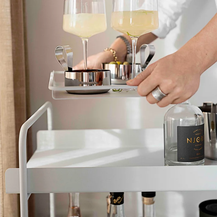 Zone Denmark - A-Cocktail Barwagen / Trolley, schwarz