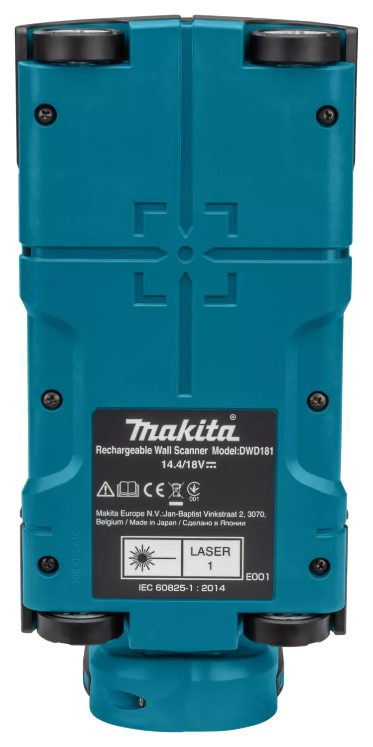Makita DWD181ZJ 18V Li-Ion accu Muurscanner body in Mbox - 180 mm