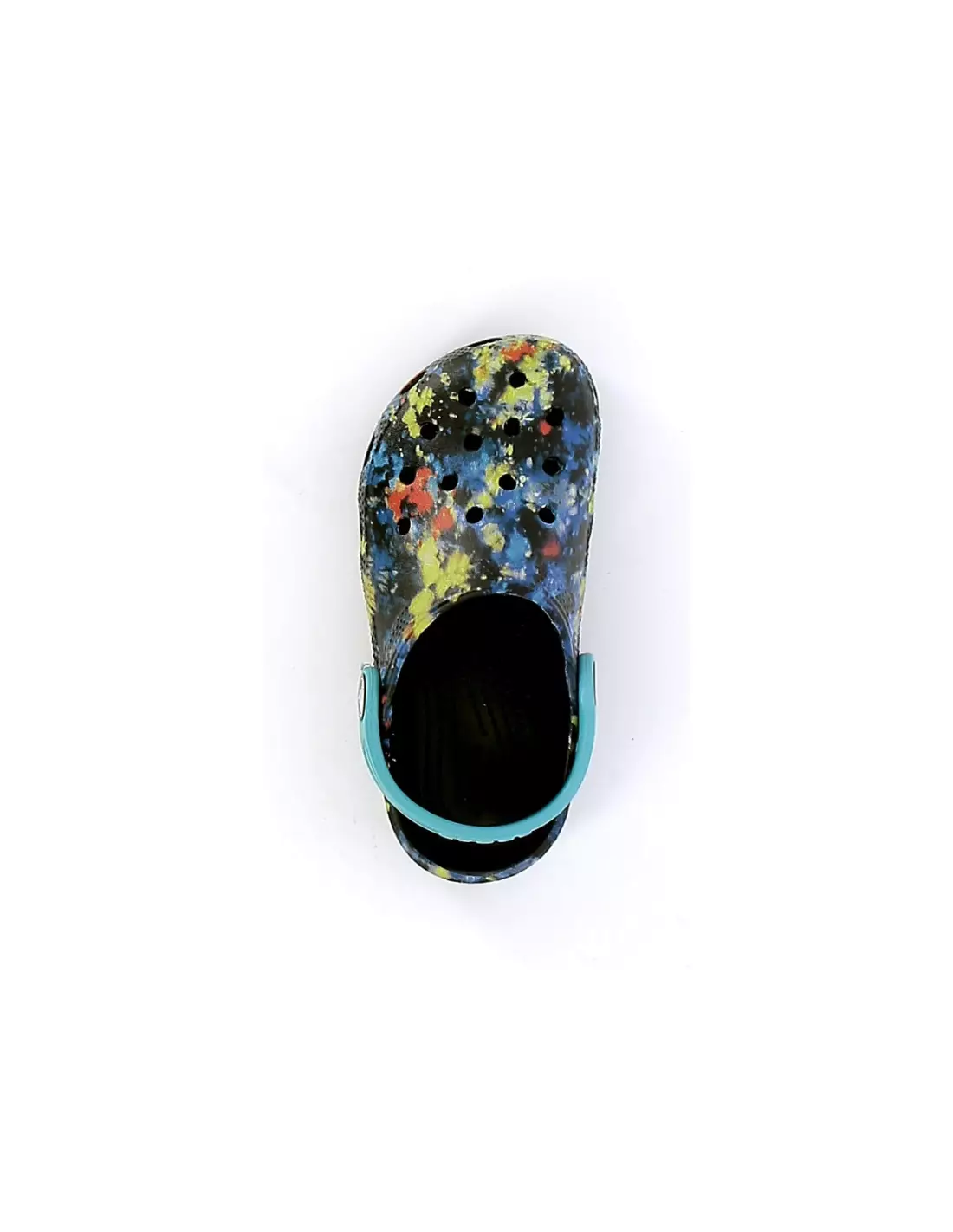 CROCS CROBAND CLASSIC TIE-DYE - Sandales & nu-pieds Turquoise
